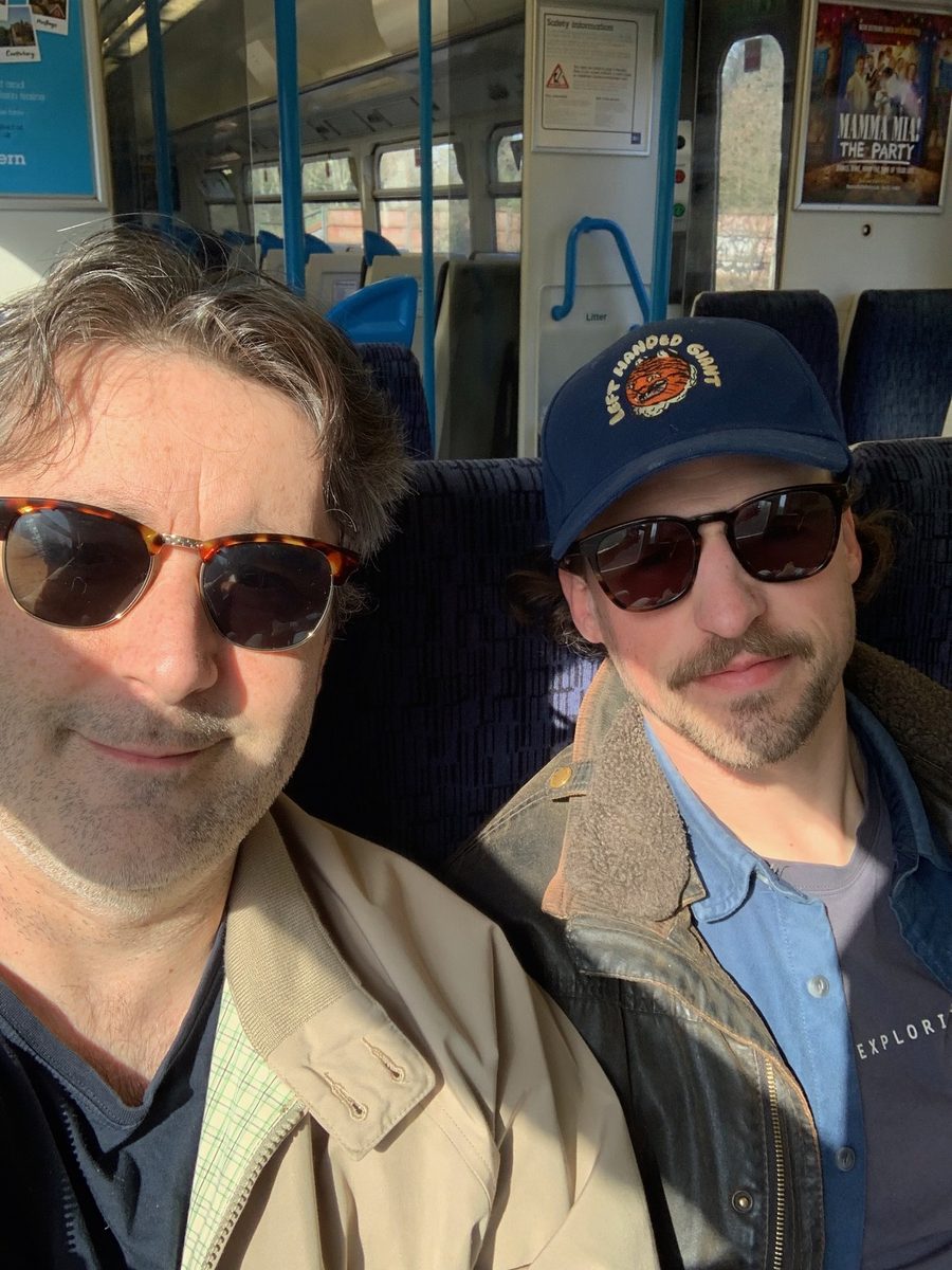 TJ and Ralph en route