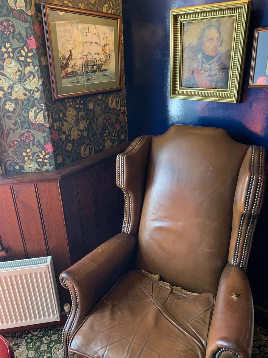 The snug at the Nelson Arms